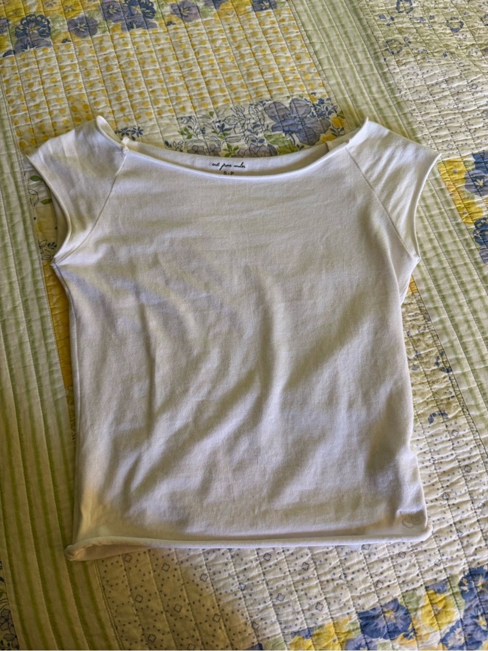Free People Off-The-Shoulder White Top